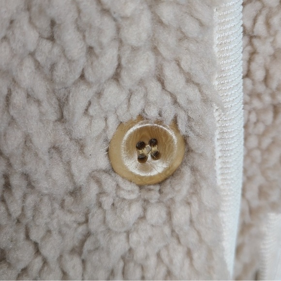 Alex Mill Marley Jacket in Sherpa Natural M - Picture 11 of 16